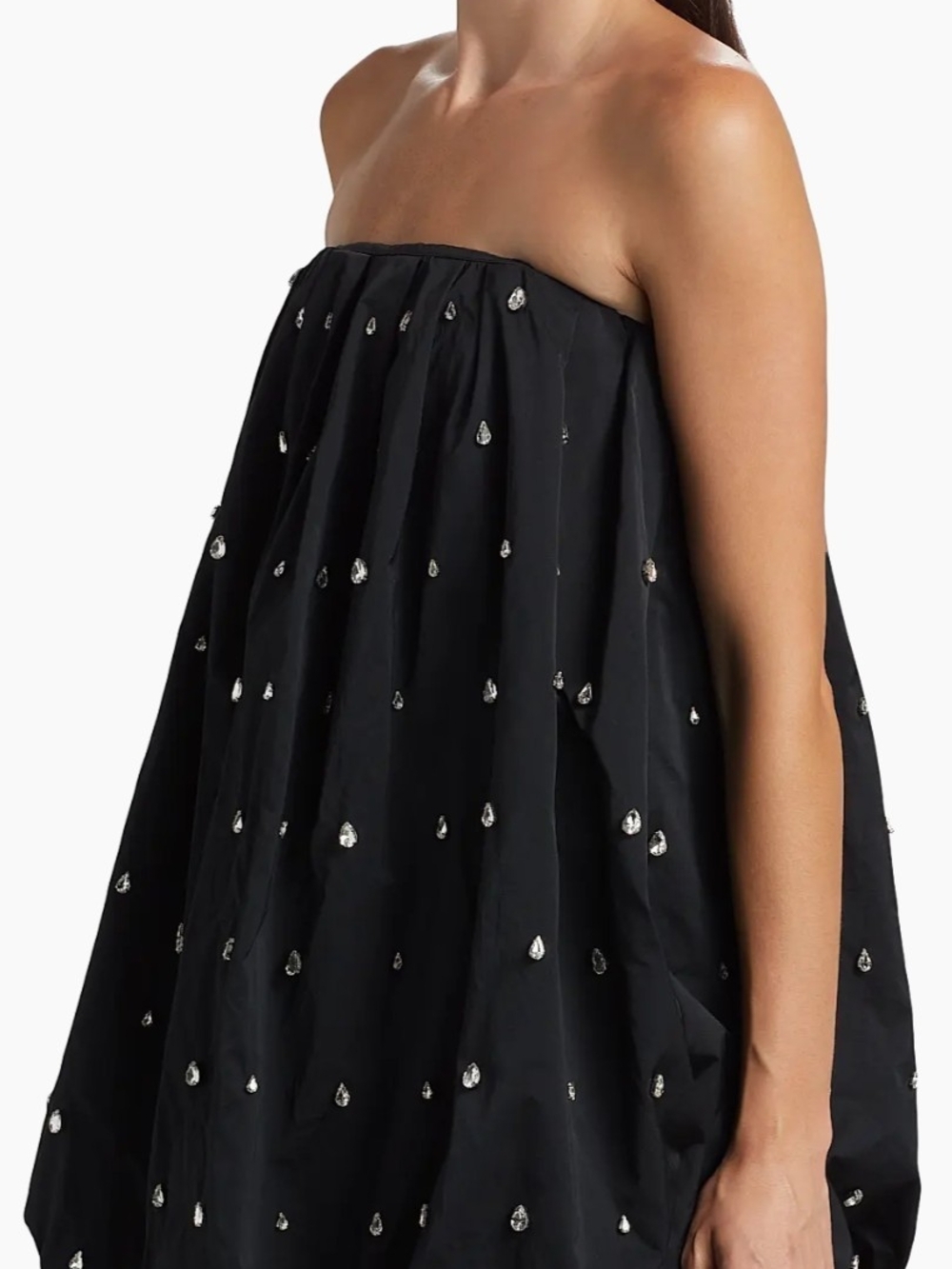 Womens A.L.C. Crystal Strapless Bubble Holly Dress With Pockets
